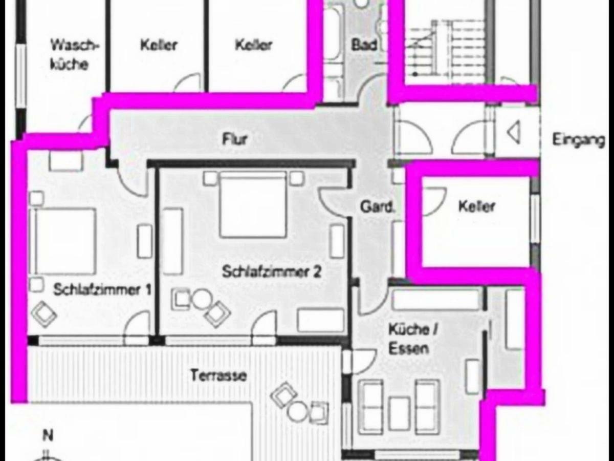 Ferienwohnung Karin Schotten Eksteriør bilde